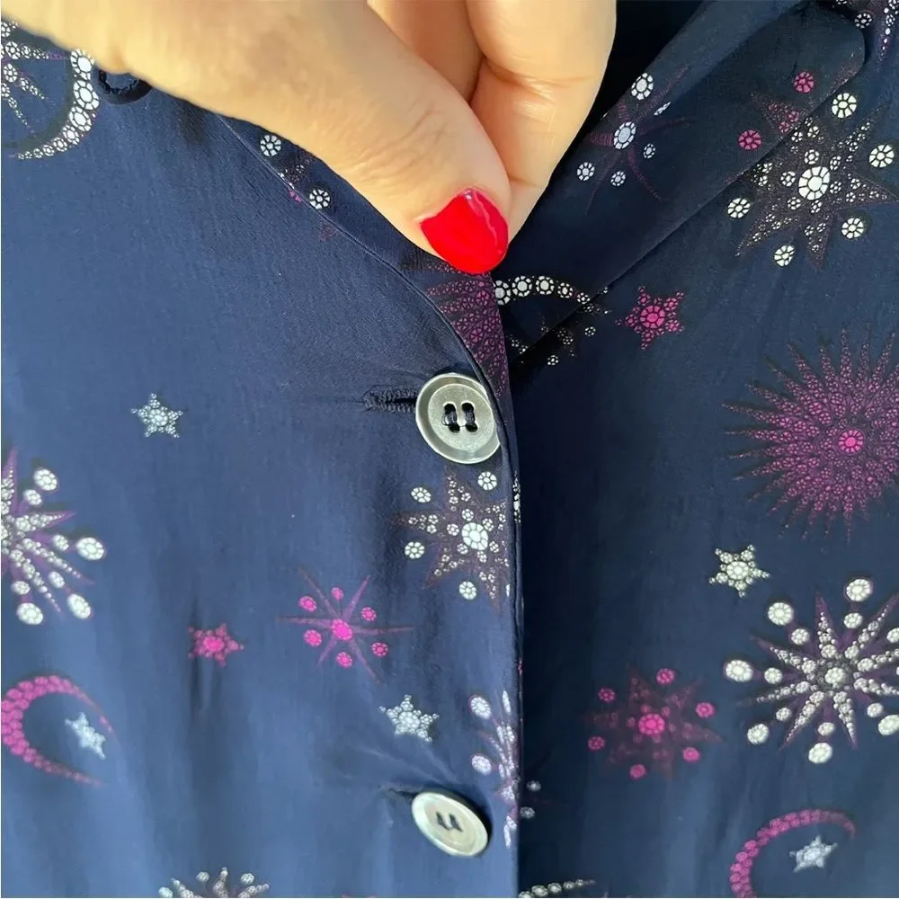 & OTHER STORIES Lounge Jacquard Shirt 2 NWOT
